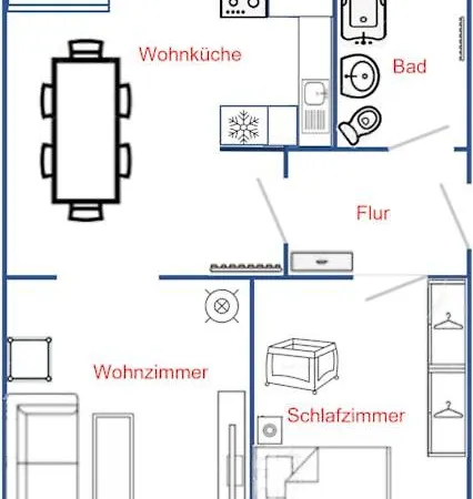 Апартаменты Eg-wohnung: Modern Und Gemuetlich Mit Wohnkueche, Und Wintergarten Вупперталь
